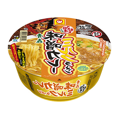 包装设计公司推荐马尔先生日本好吃的东西青森味增咖喱磨坊拉面东洋水产面类包装设计(图1)