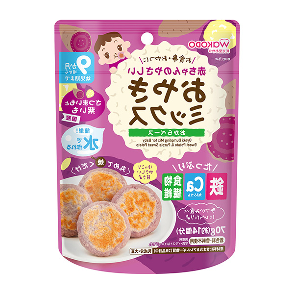 包装设计公司推荐婴儿温和的烤饼混合料红薯和紫色的红薯朝日集团(图1)