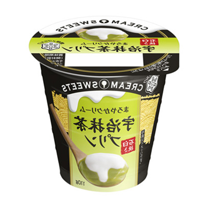 包装设计公司推荐宇治抹茶布丁雪印牛奶(图1)