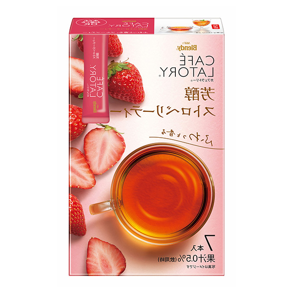 布伦迪卡口交棒香醇草莓茶包装设计欣赏(图1)