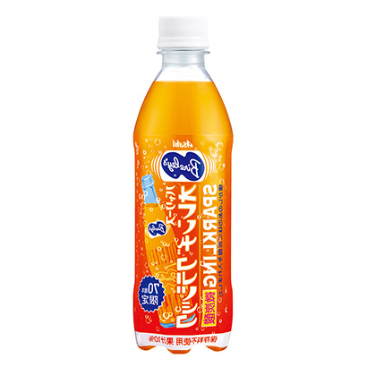 巴里斯橙子经典公园朝日饮料果实清凉饮料包装设计(图1)