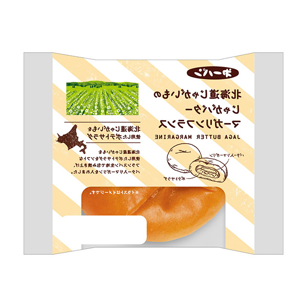 北海道土豆黄油人造黄油法国第一屋制面包包装设计(图1)